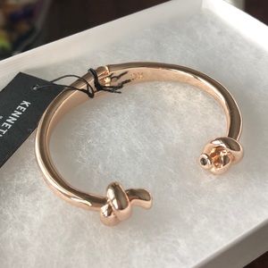 Kenneth Cole New York Rose Gold-Tone Knot Bangle